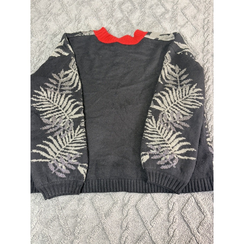 33 Degrees Flamingo Ugly Christmas Sweater Women's Size XL Festive Office - Picture 7 of 7